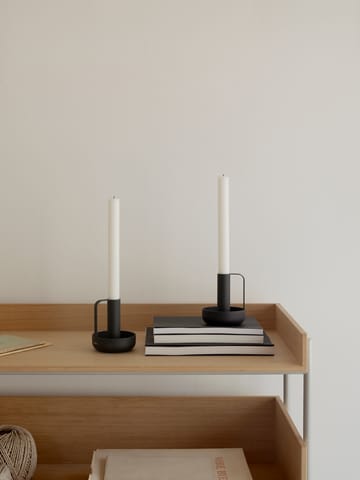 Ida candle holder 10 cm - Black - Stelton