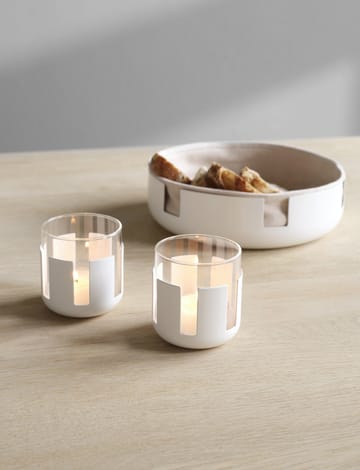 Luna candle holder 2-pack - Soft white - Stelton