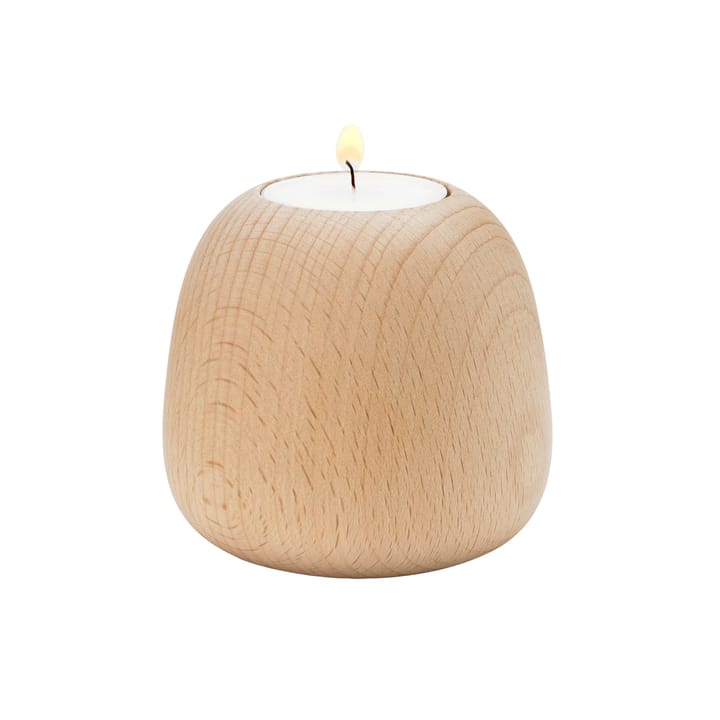 Ora candle sticks wood, large Stelton