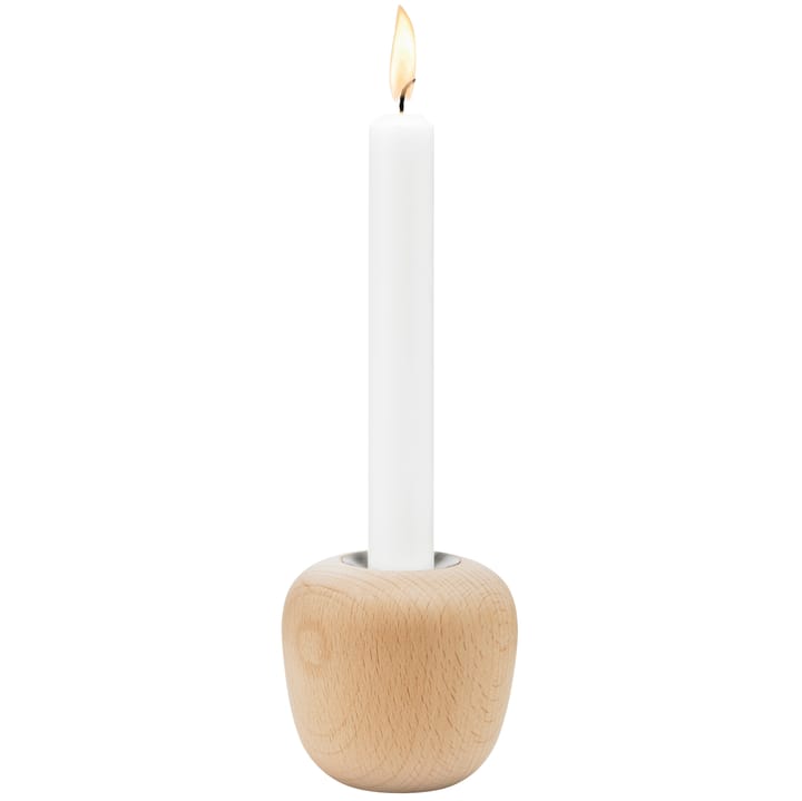 Ora candle sticks wood, large Stelton