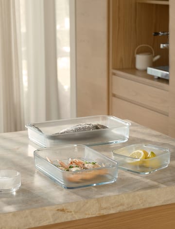 Pilastro oven-safe dish 24.4x40.8 cm - Clear - Stelton