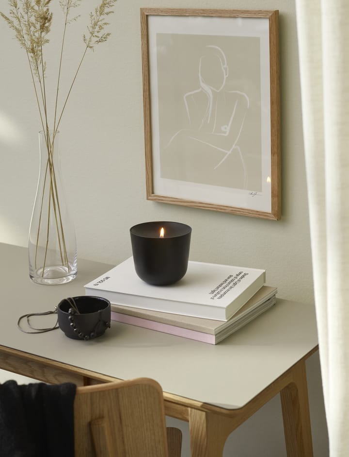 Solis oil lamp Ø11.5 cm, Soft black Stelton