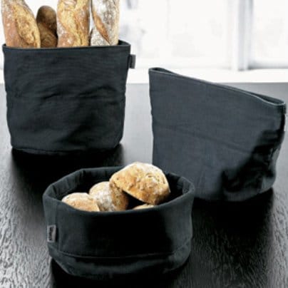 Stelton breadbag, sand-black Stelton