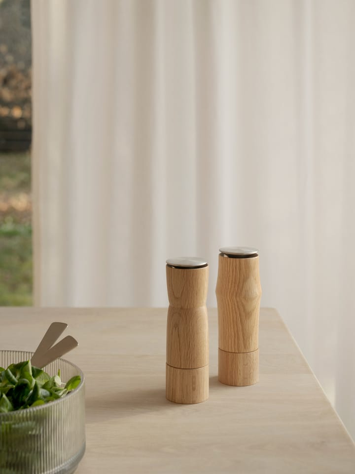 Storm salt- and pepper mill set, Oak Stelton