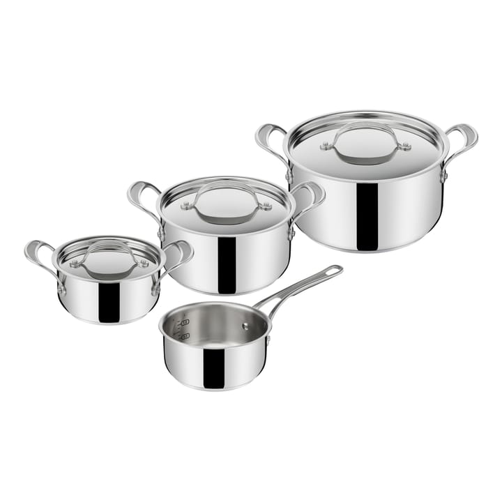 Jamie Oliver Cook's Classics sauce pan set 7 pieces, Stainless steel Tefal