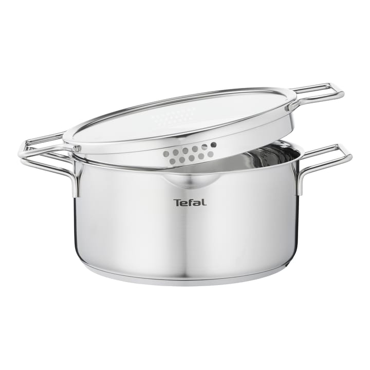 Nordica sauce pan set 6 pieces, Stainless steel Tefal