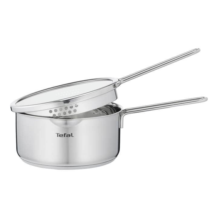 Nordica sauce pan set 6 pieces, Stainless steel Tefal