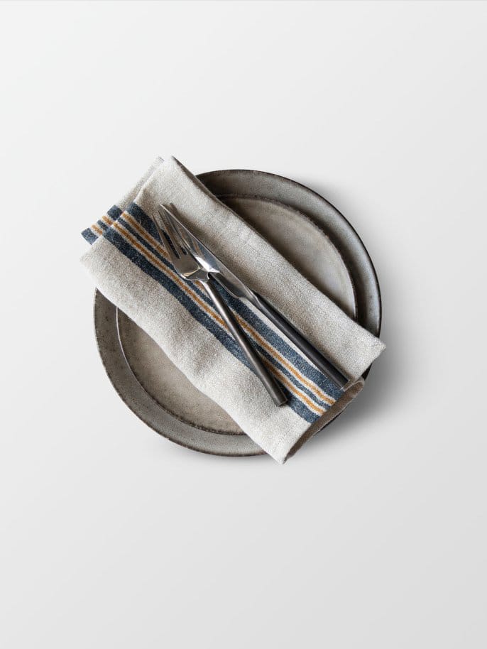 Astrid linen napkin 50x50 cm, Mustard Tell Me More