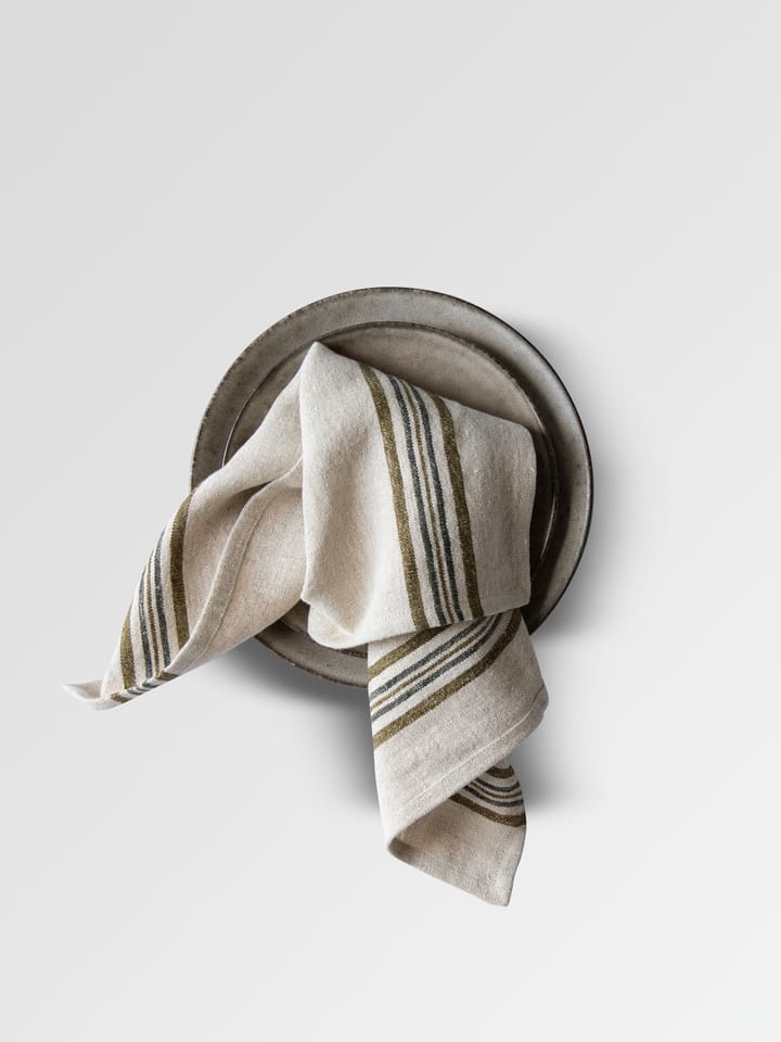 Astrid linen napkin 50x50 cm, Olive Tell Me More