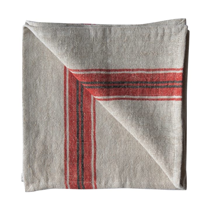 Astrid linen napkin 50x50 cm, Red Tell Me More