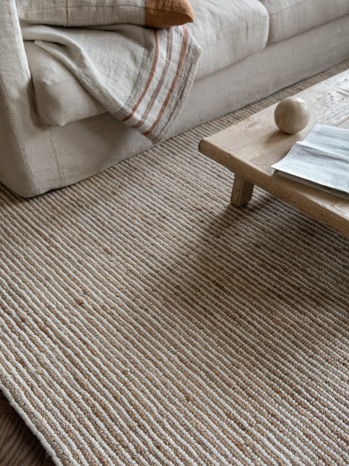 Hemp wool rug 170x240 cm, Stripe Tell Me More