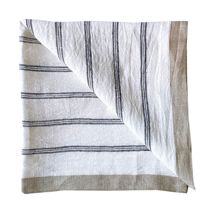 Maya linen napkin 50x50 cm, Navy stripe Tell Me More