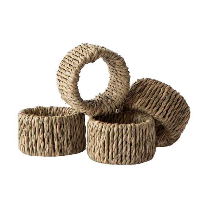 Nori napkin ring 4-pack - Natural - Tell Me More