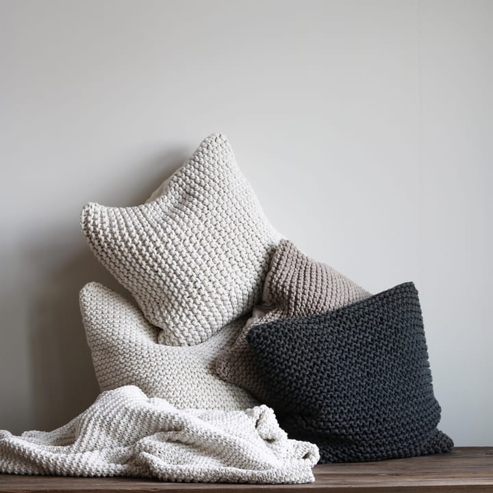 Rope cushion cover 60x60 cm, off white Tell Me More