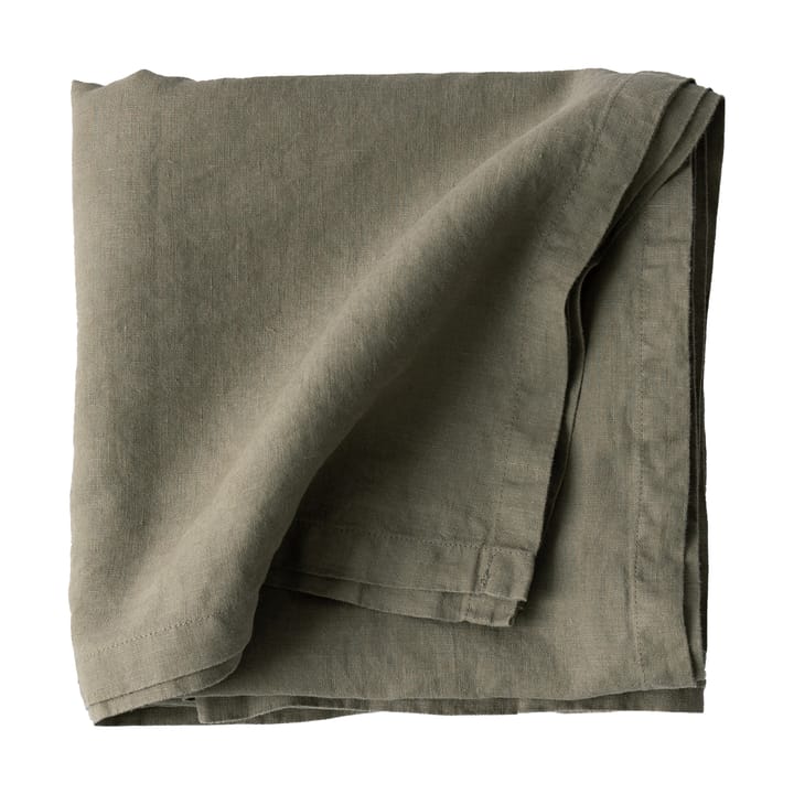 Tablecloth linen 175x175 cm, Olive Tell Me More