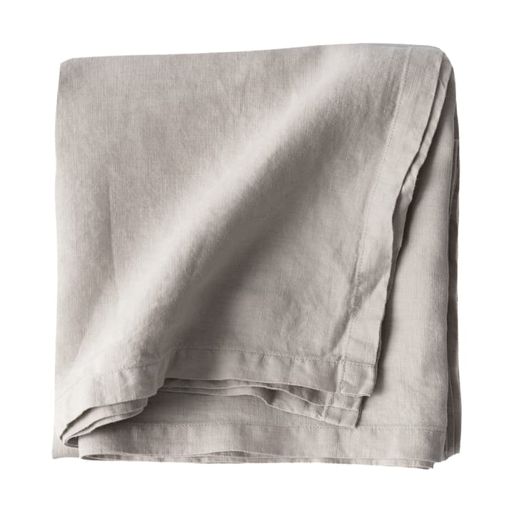 Tablecloth linen 175x175 cm, Warm grey Tell Me More