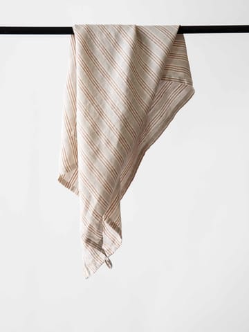 Tell me more kitchen towel linen 50x70 cm - Hazelnut stripe - Tell Me More