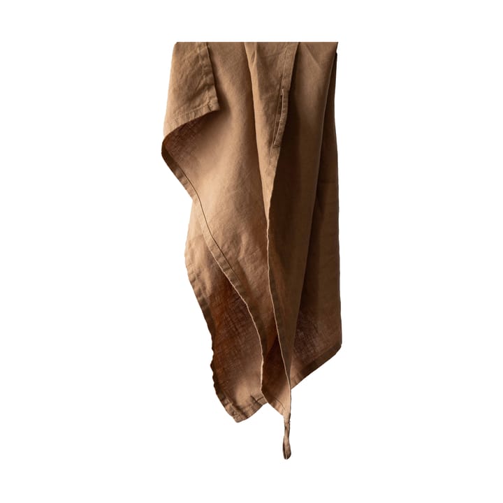 Tell me more kitchen towel linen 50x70 cm, Hazelnut Tell Me More