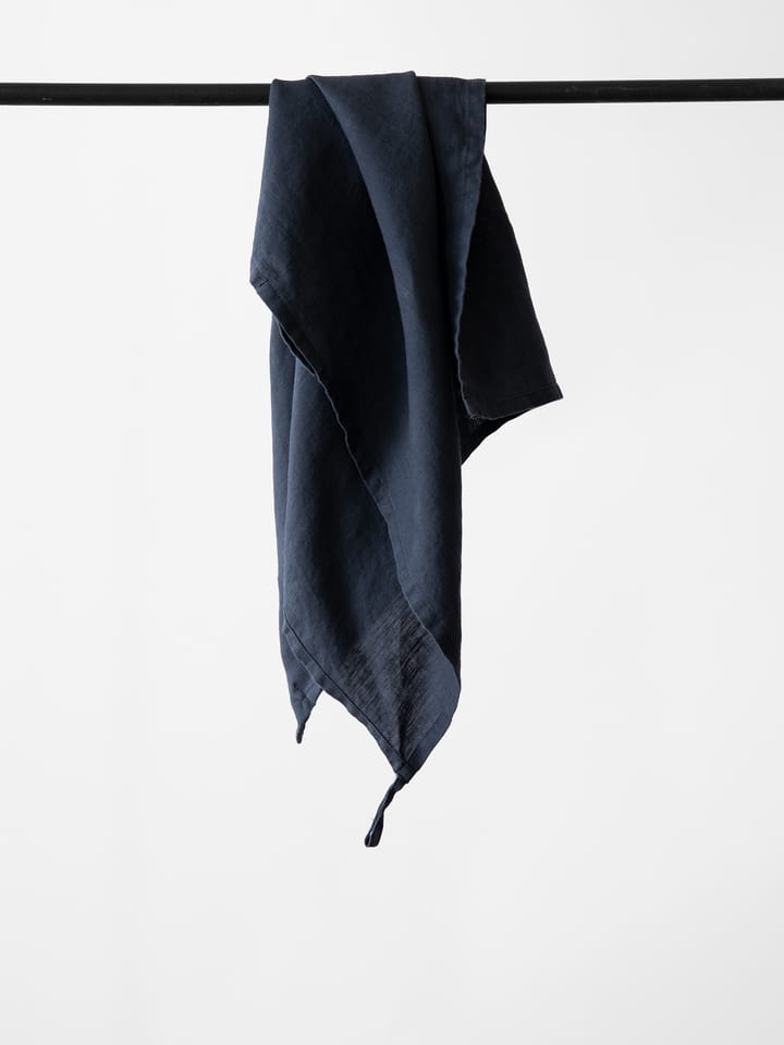 Tell me more kitchen towel linen 50x70 cm, Midnight blue Tell Me More