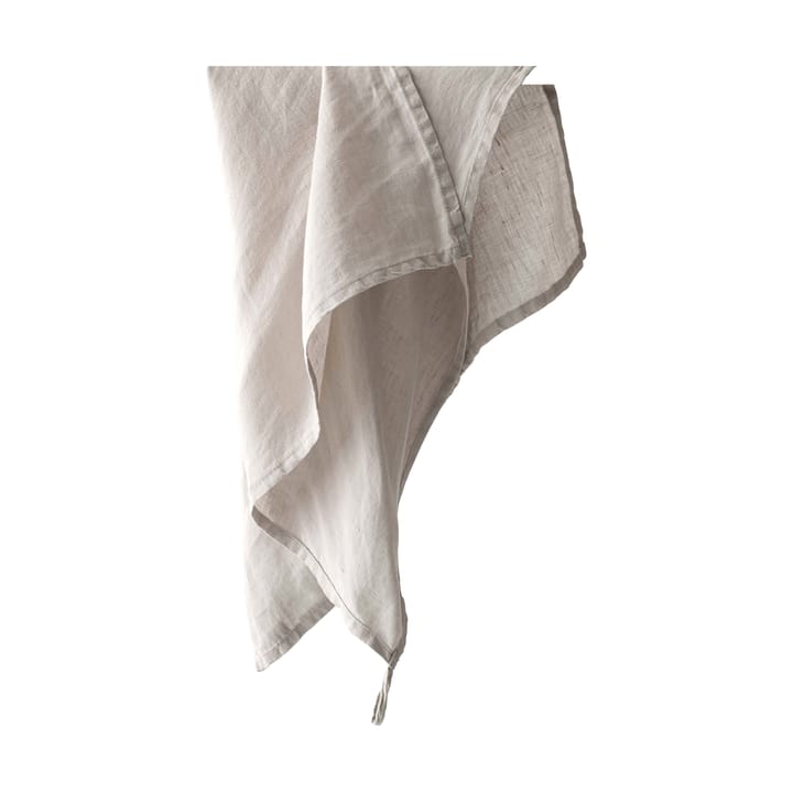 Tell me more kitchen towel linen 50x70 cm, Warm grey Tell Me More