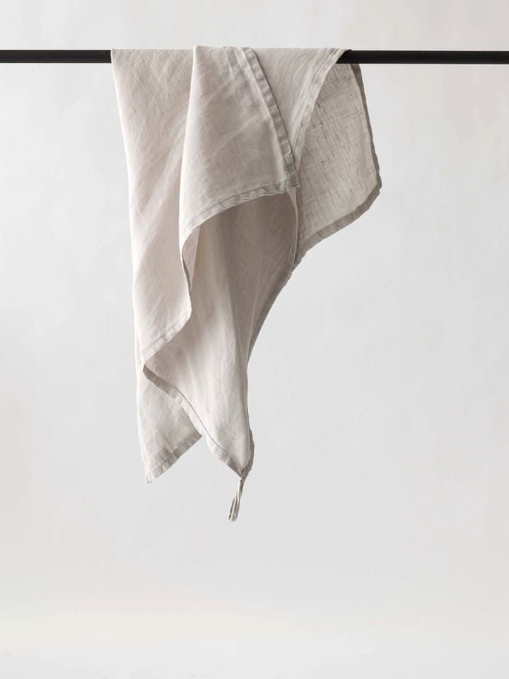 Tell me more kitchen towel linen 50x70 cm, Warm grey Tell Me More