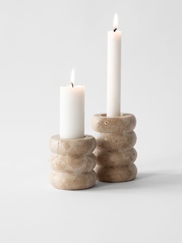 Travertine candle holder - Large 10.5 m - Tell Me More