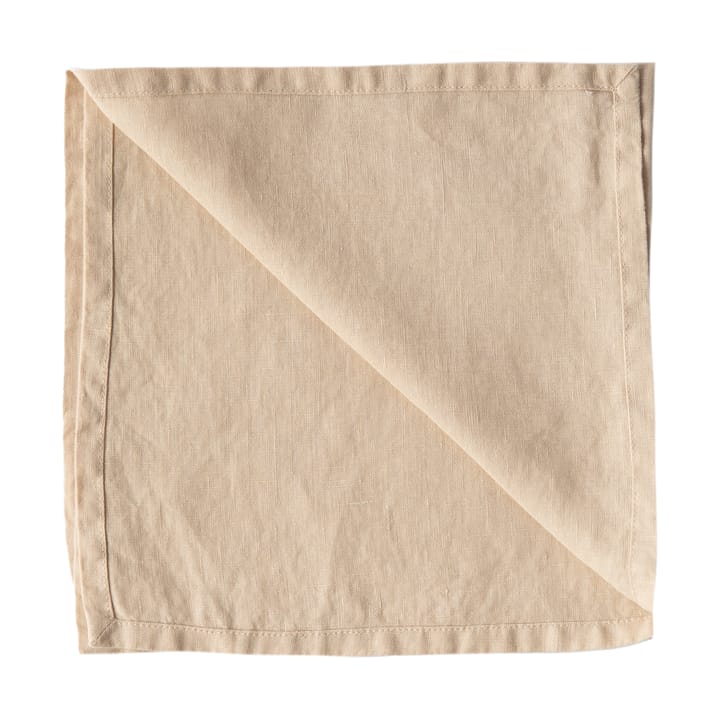 Washed linen napkin, Sand Tell Me More