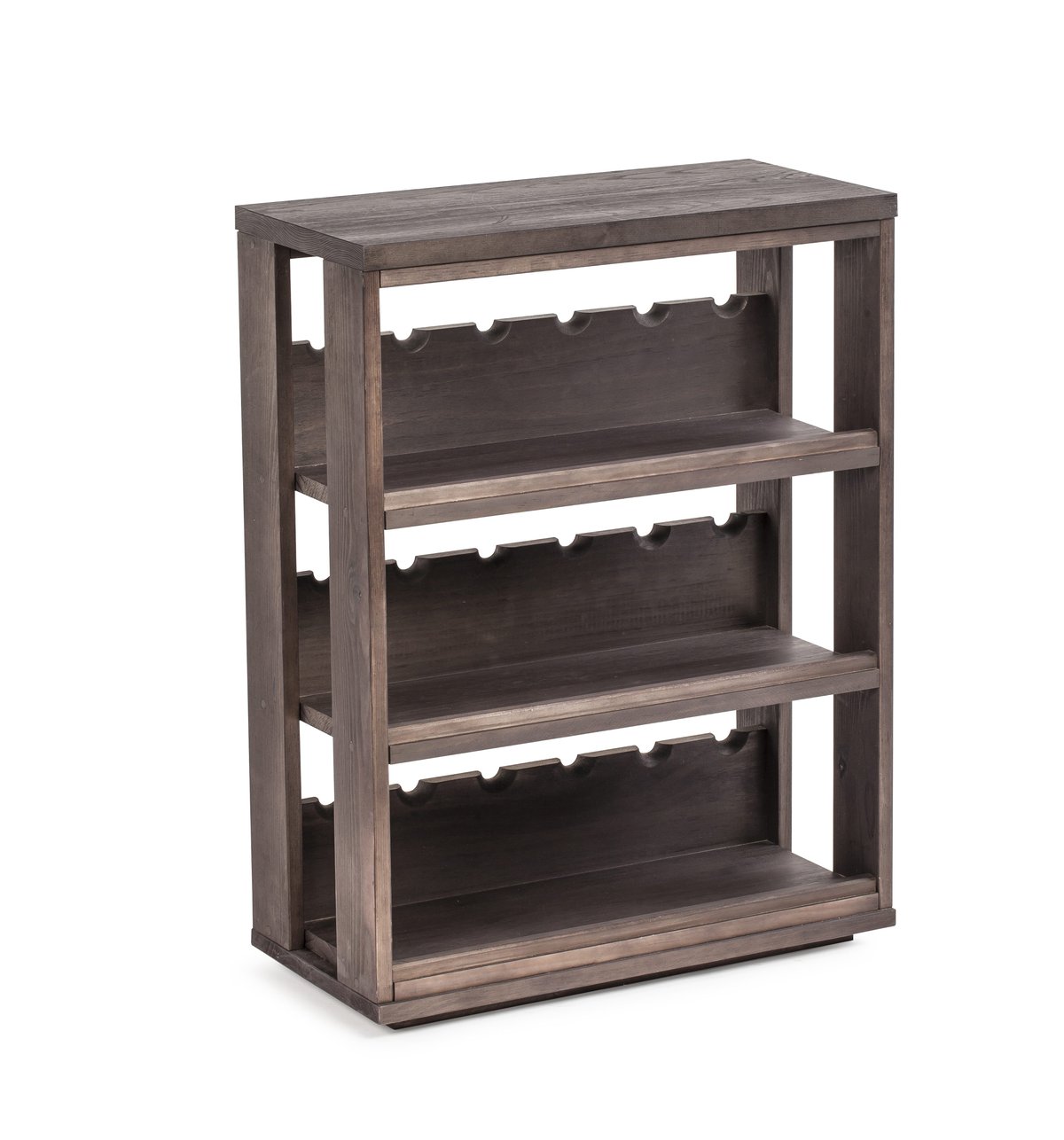 Traditional Wine Racks Traditional Wine Racks Wine Display 18 bottles Stained oak