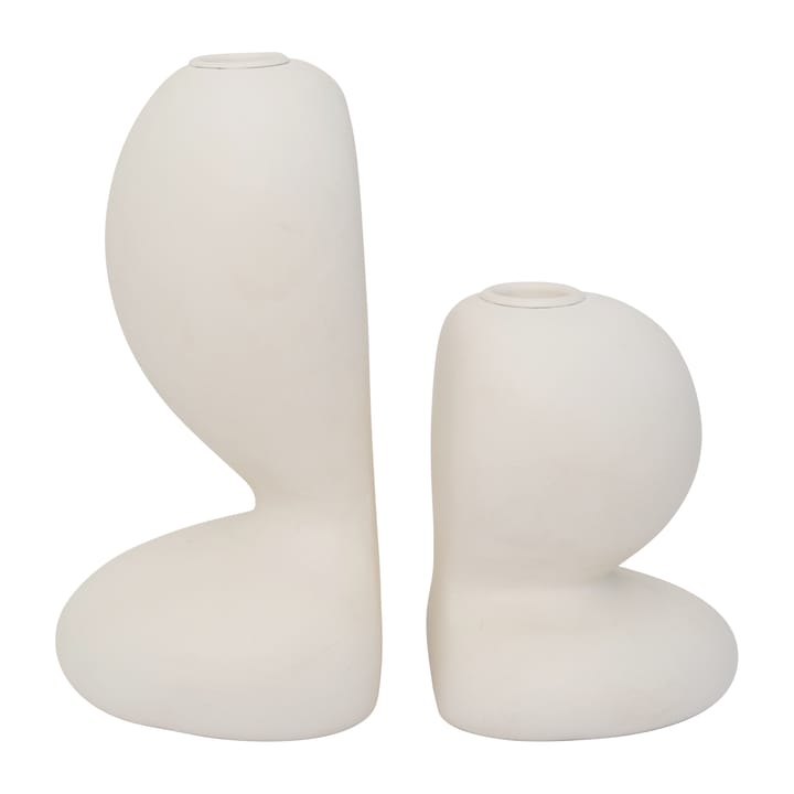 Chou candle holder 2 pieces, White URBAN NATURE CULTURE