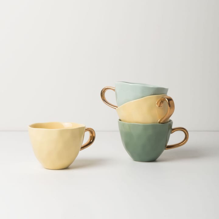 Good Morning cappuccino mug 30 cl, Celadon URBAN NATURE CULTURE