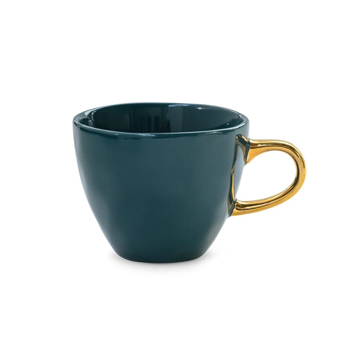 Good Morning Coffee cup mini 17.5 cl - blue green - URBAN NATURE CULTURE