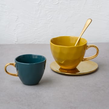 Good Morning Coffee cup mini 17.5 cl - blue green - URBAN NATURE CULTURE