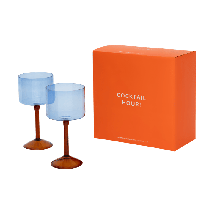 Urban Nature Culture gift set gin-tonic glasses 2-pack, Blue URBAN NATURE CULTURE