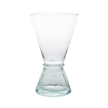 Wine glass recycled glass medium - Clear-green - URBAN NATURE CULTURE