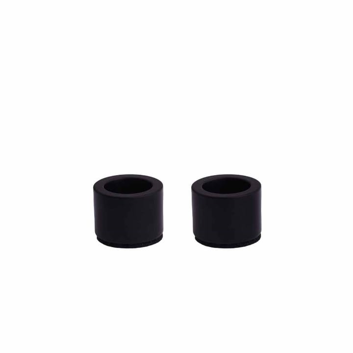 Light candle holder 2-pack 3x2 cm, Zinc matte black Uyuni Lighting