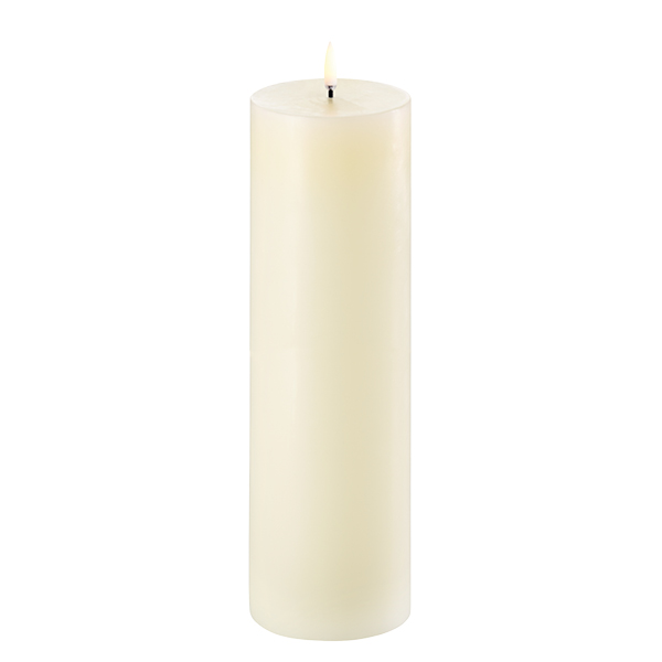 Uyuni Lighting Pillar LED candle 7.8 x 25 cm Ivory