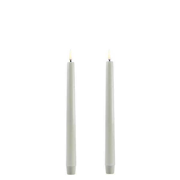 Uyuni Lighting Taper LED candles 2-pack 2.3 x 25 cm Green