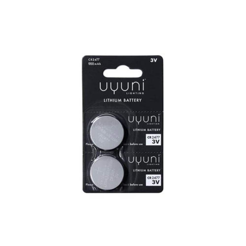 Uyuni Lighting UYUNI CR2477 Battery 2-pack 3v 900mah