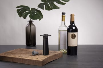 Wine stopper & vacuum pump - Black - Vacuvin