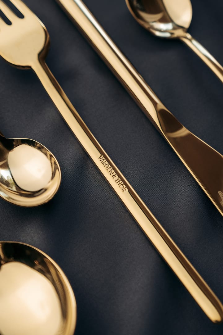 BAMBINI cutlery set 16 pieces, Luce gold edition Vargen & Thor