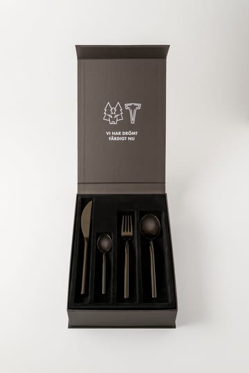 BAMBINI cutlery set 16 pieces - Nero edition - Vargen & Thor