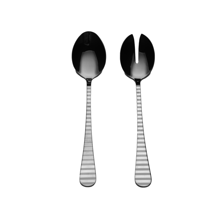 Zebra salad servers 2-pack - Zebra Pattern - Vargen & Thor