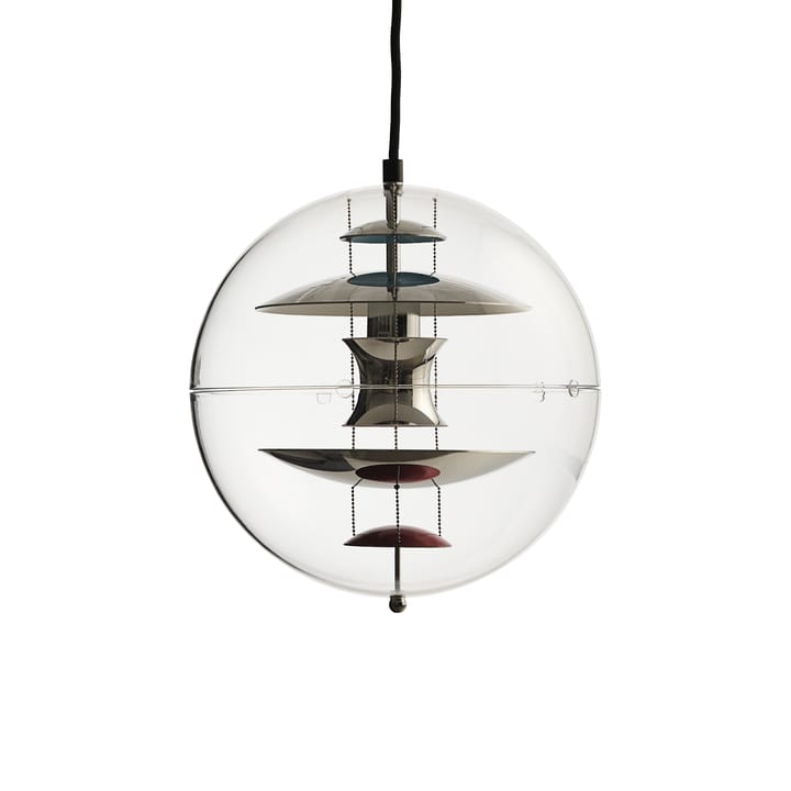 VP Globe ceiling lamp Ø28cm, Chrome-red-blue Verpan