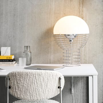 Wire table lamp Ø40 cm - white - Verpan