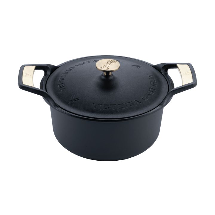 Signature casserole with lid cast iron 5.5 liters, Black Victoria