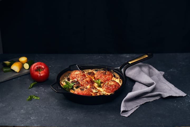 Signature Cast Iron Frying Pan 25 cm, Black Victoria