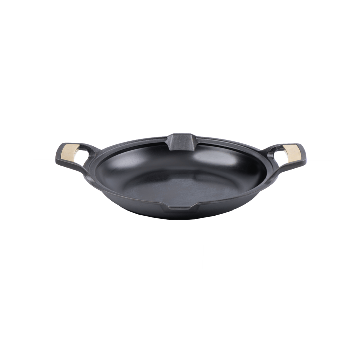 Signature Paella Pan Polished Cast Iron 33 cm, Black Victoria