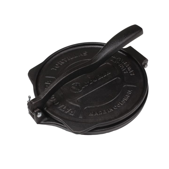 Tortilla Press Heavy Duty Cast Iron Ø20 cm - Black - Victoria