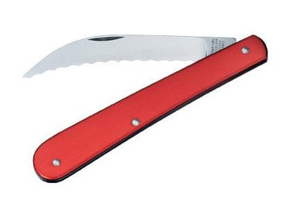 Victorinox Alox foldable bread slicing knife 16 cm Red