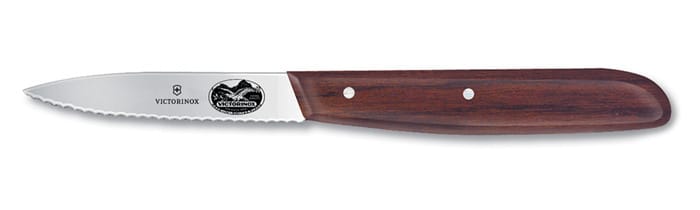 Serrated paring knife 8 cm, Nature Victorinox